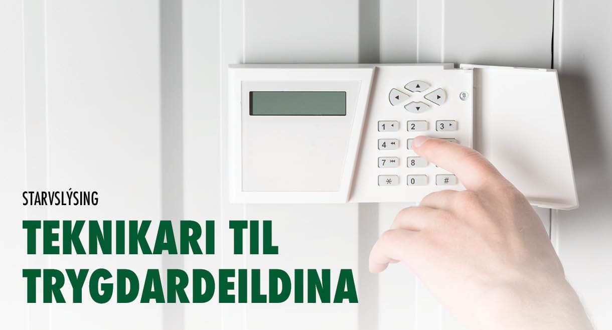 Teknikari til trygdardeildina