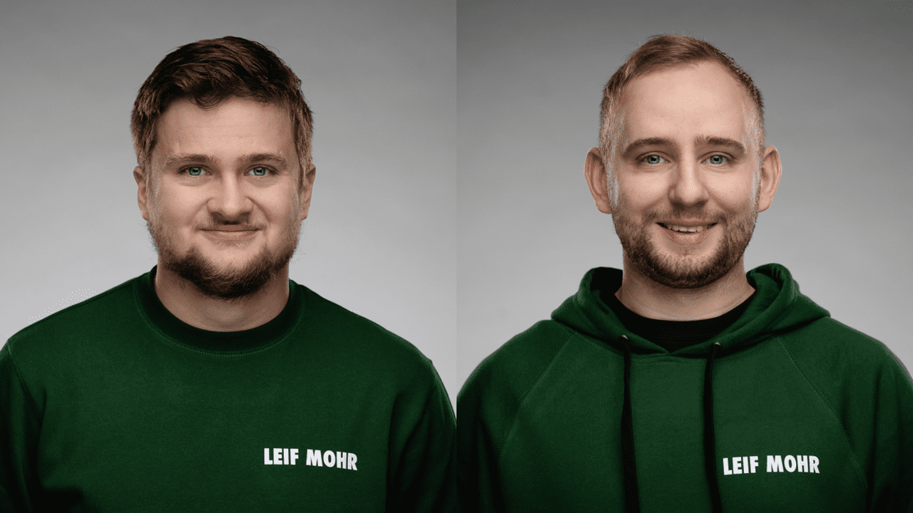 Jónas elektrikari og Suni lærlingur