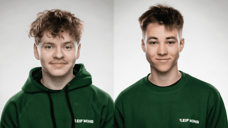 Tveir nýggir lærlingar