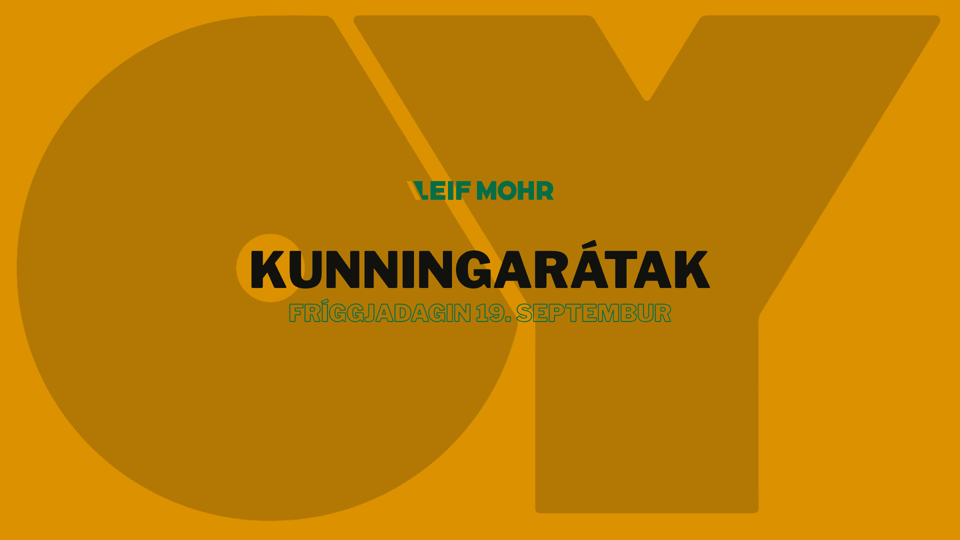 Leif Mohr kunningarátak